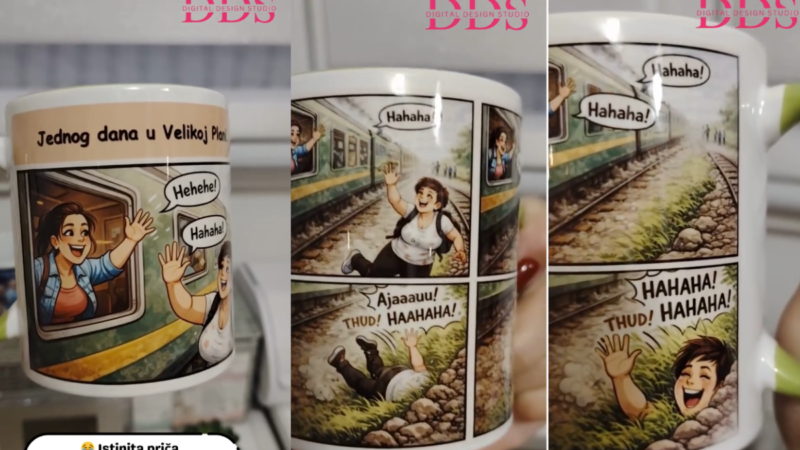 strip šolja sa štampom